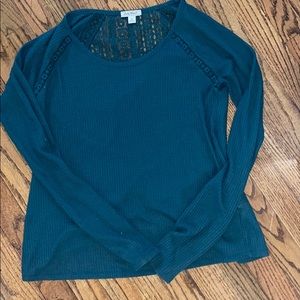 Waffle Knit Top